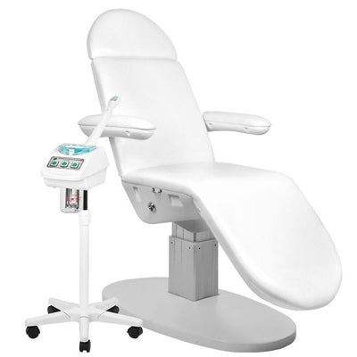 COSMETIC ELECTRIC CHAIR. ECLIPSE 3 MOTOR WHITE + VAPOZONE 2103